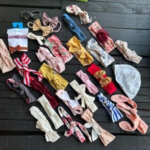 Baby Girl Infant Bows and Headbands